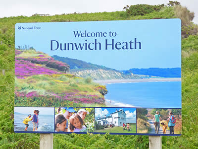 Dunwich Heath Sign