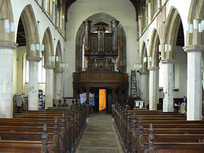 Inside Framlingham Church