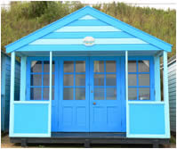 Blue Beach Hut
